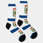 Chaussette Chaussettes pour femmes avec le drapeau de la Virg (Droite)