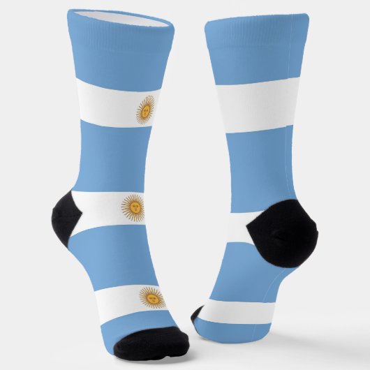 Chaussette Chaussettes pour femmes avec le drapeau de l'Argen (Angulaire)