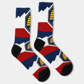 Chaussette Chaussettes pour femmes avec le drapeau de l'État (Droite)
