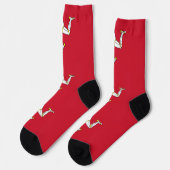 Chaussette Chaussettes pour femmes avec le drapeau de l'île d (Gauche)