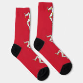 Chaussette Chaussettes pour femmes avec le drapeau de l'île d (Droite)