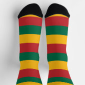 Chaussette Chaussettes pour femmes avec le drapeau de Lituani (Haut)