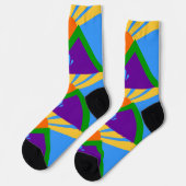 Chaussette Chaussettes pour femmes avec le drapeau de Manitou (Gauche)