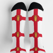 Chaussette Chaussettes pour femmes avec le drapeau de Montréa (Haut)