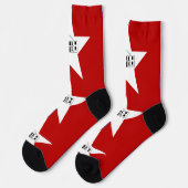 Chaussette Chaussettes pour femmes avec le drapeau de San Ant (Gauche)