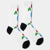 Chaussette Chaussettes pour femmes avec le drapeau de Séoul,  (Droite)
