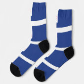 Chaussette Chaussettes pour femmes avec le drapeau de Toronto (Gauche)