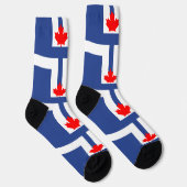 Chaussette Chaussettes pour femmes avec le drapeau de Toronto (Droite)