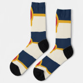 Chaussette Chaussettes pour femmes avec le drapeau de Tulsa, (Gauche)