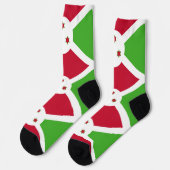 Chaussette Chaussettes pour femmes avec le drapeau du Burundi (Gauche)