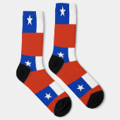Chaussette Chaussettes pour femmes avec le drapeau du Chili (Droite)