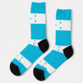 Chaussette Chaussettes pour femmes avec le drapeau du Hondura (Gauche)