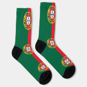Chaussette Chaussettes pour femmes avec le drapeau du Portuga (Droite)
