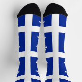 Chaussette Chaussettes pour femmes avec le drapeau du Québec, (Haut)