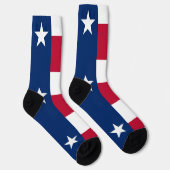 Chaussette Chaussettes pour femmes avec le drapeau du Texas (Droite)