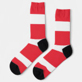 Chaussette Chaussettes pour hommes avec drapeau d'Autriche. (Gauche)