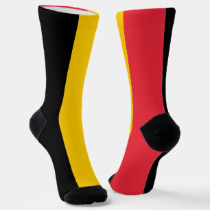 Chaussette Chaussettes pour hommes avec drapeau de Belgique