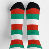 Chaussette Chaussettes pour hommes avec drapeau de Bulgarie (Haut)
