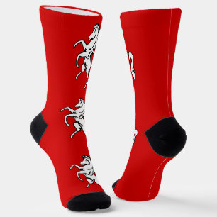 Chaussette Chaussettes pour hommes avec drapeau de Kent, Angl
