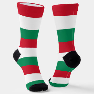 Chaussette Chaussettes pour hommes avec drapeau de la Hongrie