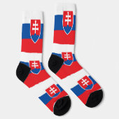 Chaussette Chaussettes pour hommes avec drapeau de la Slovaqu (Droite)