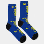 Chaussette Chaussettes pour hommes avec drapeau de l'Oregon (Droite)