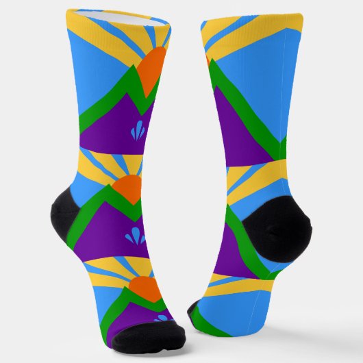 Chaussette Chaussettes pour hommes avec drapeau de Manitou Sp (Angulaire)