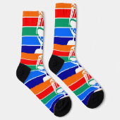 Chaussette Chaussettes pour hommes avec drapeau de Saint-Péte (Droite)