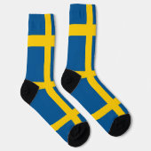 Chaussette Chaussettes pour hommes avec drapeau de Suède (Droite)