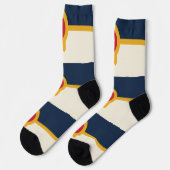 Chaussette Chaussettes pour hommes avec drapeau de Tulsa, Okl (Gauche)