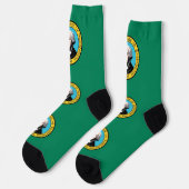 Chaussette Chaussettes pour hommes avec drapeau de Washington (Gauche)