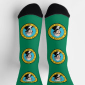 Chaussette Chaussettes pour hommes avec drapeau de Washington (Haut)