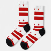 Chaussette Chaussettes pour hommes avec drapeau de Washington (Gauche)