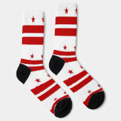 Chaussette Chaussettes pour hommes avec drapeau de Washington (Droite)