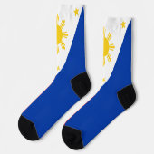 Chaussette Chaussettes pour hommes avec drapeau des Philippin (Gauche)