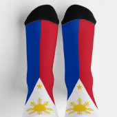 Chaussette Chaussettes pour hommes avec drapeau des Philippin (Haut)