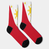 Chaussette Chaussettes pour hommes avec drapeau des Philippin (Droite)