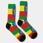 Chaussette Chaussettes pour hommes avec drapeau d'Ethiopie (Droite)