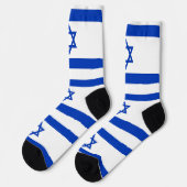 Chaussette Chaussettes pour hommes avec drapeau d'Israël (Gauche)