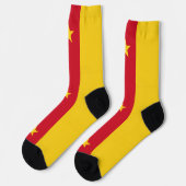 Chaussette Chaussettes pour hommes avec drapeau du Cameroun (Gauche)