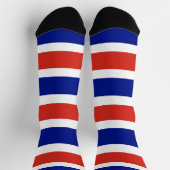 Chaussette Chaussettes pour hommes avec drapeau du Costa Rica (Haut)