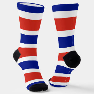 Chaussette Chaussettes pour hommes avec drapeau du Costa Rica