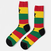Chaussette Chaussettes pour hommes avec drapeau du Ghana (Gauche)