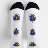 Chaussette Chaussettes pour hommes avec drapeau du Massachuse (Haut)