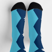 Chaussette Chaussettes pour hommes avec drapeau du Minnesota, (Haut)