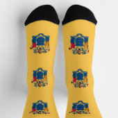 Chaussette Chaussettes pour hommes avec drapeau du New Jersey (Haut)