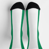 Chaussette Chaussettes pour hommes avec drapeau du Nigeria (Haut)