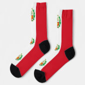 Chaussette Chaussettes pour hommes avec drapeau du Pérou (Gauche)