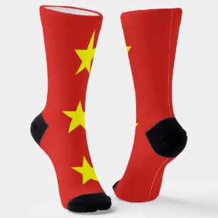 Chaussette Chaussettes pour hommes avec drapeau du Vietnam