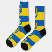 Chaussette Chaussettes pour hommes avec drapeau d'Ukraine (Gauche)